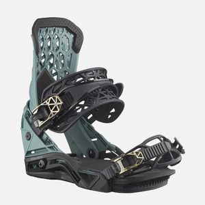 Snowboard Bindings: Salomon Highlander - Sagebrush Green