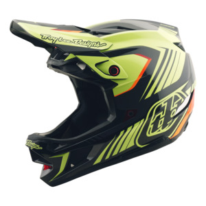 Troy Lee D4 AS Polyacrylite Qualifier Black/Yellow