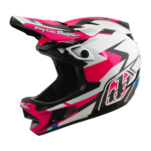 Troy Lee D4 AS Polyacrylite Helmet Roamer Magenta