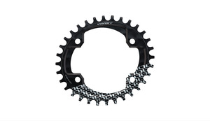 OnOff Chainring (BCD104) Oval 32T Black 020.11126