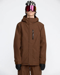 Mens Snowboard Jackets: Volcom L Gore-Tex Jacket Brown