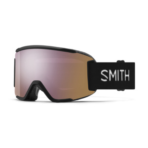 Smith: Smith Squad S Black CP Everyday Rose Gold Mirror/Clear