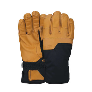 Mens Snow Gloves: POW August 2.0 Short Glove - Buckhorn Brown