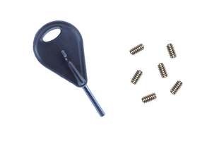 Accessories: Grub Screws, String and Fin Key