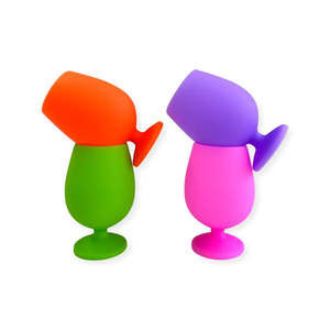 Porter Green | Stemm | Silicone Unbreakable Wine Glasses | 4 pack | Vitoria