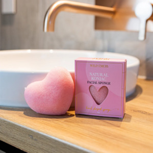 Wild Emery Natural Konjac Sponge - Blush