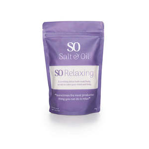 Body 1: SO Relaxing Bath Salts, 450g pouch