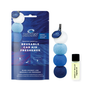 AUCKLAND BLUES Reusable Car Air Freshener - Coconut + Lime