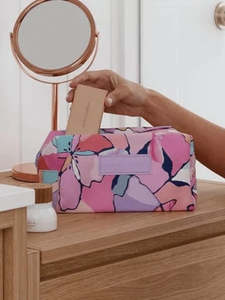 Mindful Marlo Box Makeup Bag - Willow
