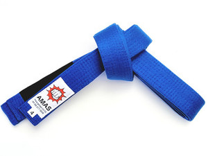 BJJ Blue Belt with Black Tab