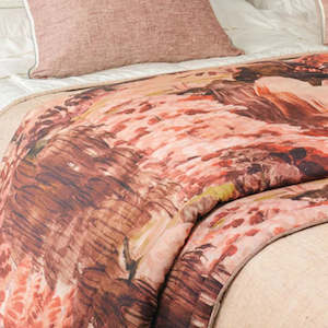 Bedspreads Quilts Comforters: Floresta Merlot Comforter - 240x200