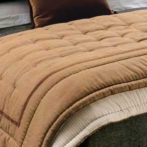 Bedspreads Quilts Comforters: Luchesi Sepia Comforter - 240x200