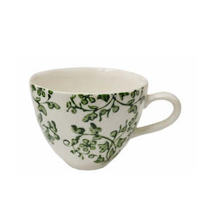 Mugs Teacups: Florentine Handpainted Cup: Verde