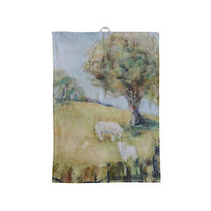 Tea Towels Wash Cloths: Cornwall Park Linen Tea Towel