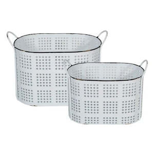 Storage Organisation: Ellis Oval Utensil Basket - Large