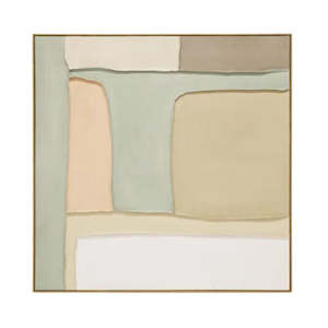 Juggar Hand-Painted Framed Canvas - 100x100