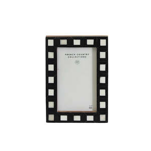 Picture Frames: Black & White Squares Photo Frame - 3x5"