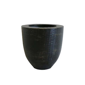 Pots Planters: Planter Blackish Bronze Finish - Small