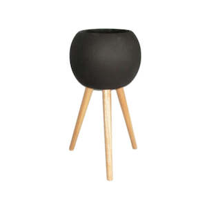 Black Terra Planter - Medium