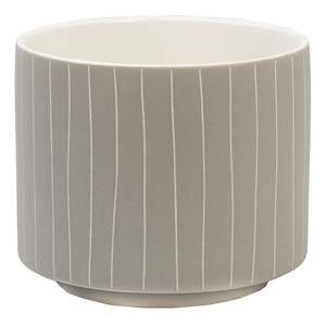 Blurred Lines Beige Pot - Large