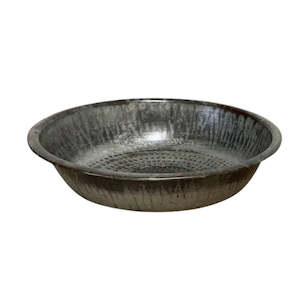 Beaten Metal Bowl