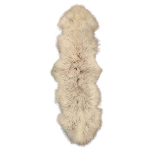 Rugs Animal Hides: Kinsley Tibetan Lamb Hide in Oatmeal - Double