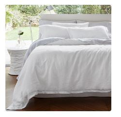 Sheets Sheet Sets: Baltic Linen Sheet Set: White - Super King