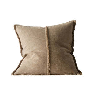 Adela Cushion: Cocoa - 50x50