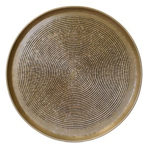 Kitchen Dining: Calypso Tray in Brass Antique Finish - Large