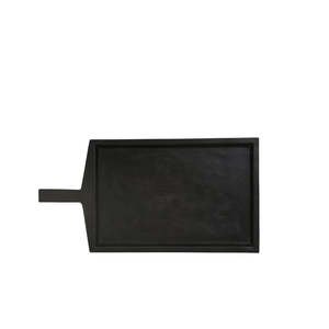Serving Board Single Handled: Ebonised - Small
