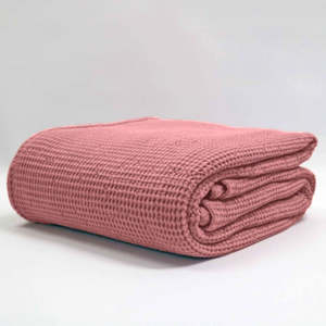 Bed Bath: Newbliss Stonewashed Blanket: Blossom - Large