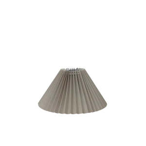 Lighting: Pleated Linen Shade: Taupe - 35cm
