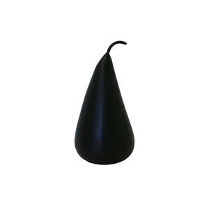 Decor: Black Marble Decorative Pear - Large
