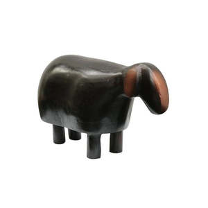 Decor: Sheep Sculpture in Bronze Finish Reactive Colour