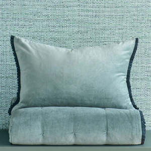 Bed Bath: Plissado Cushion: Duck Egg - 60x40