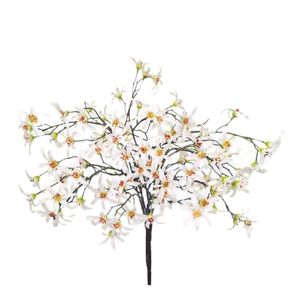 Faux Plants Foliages Flowers: Clematis Bush: White