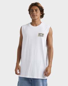 Mens Sale Singlets: Mens Twisted Tides Muscle Shirt