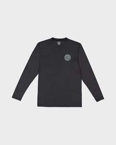 Mens Rotor Shorline Long Sleeve Rash Vest