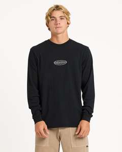 Mens Logo T Shirts: Mens Shattered Long Sleeve T-Shirt