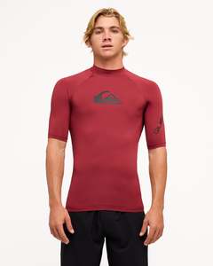 Mens All Time Short Sleeve Rash Vest