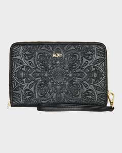 Womens Magic Happens Leather Wallet