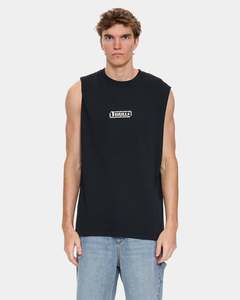Mens Sale Singlets: Mens Calm State Oversized Muscle