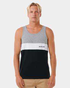 Mens Sale Singlets: Mens Undertow Panel Tank Top
