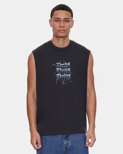 Mens Sale Singlets: Mens Run For The Hills Oversized Muscle