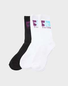 Mens Gazed 3 Pack Crew Socks