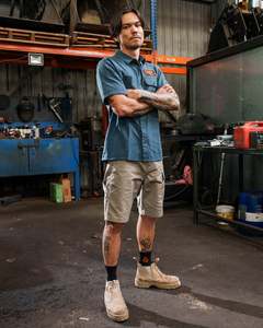 Mens Sale Tops: Mens Workwear Slab City Short Sleeve Shirt