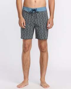 Mens Psych Cotton Stretch Stoney 17" Boardshorts