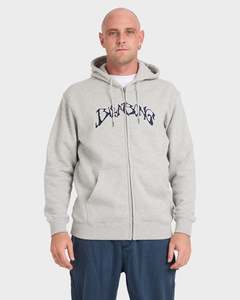 Mens Bad Dog Arch Zip Up Hoodie