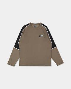 Mens Lines Panel Crew Neck