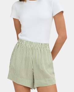 In Stock: Womens Willa Elastic Waist Shorts